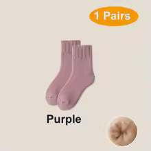 Women Socks Wool Winter Warm Socks Thick Plush Hairy Soft Postpartum Stockings Floor Sleep Socks