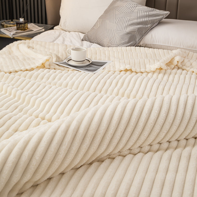 Cozy Chunky Knit Throw Blanket Season Blanket
