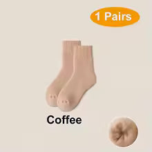 Women Socks Wool Winter Warm Socks Thick Plush Hairy Soft Postpartum Stockings Floor Sleep Socks