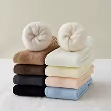 Women Socks Wool Winter Warm Socks Thick Plush Hairy Soft Postpartum Stockings Floor Sleep Socks